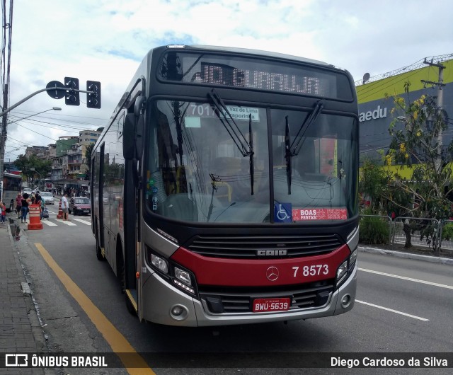 Transwolff Transportes e Turismo 7 8573 na cidade de São Paulo, São Paulo, Brasil, por Diego Cardoso da Silva. Número da foto: #7427135.