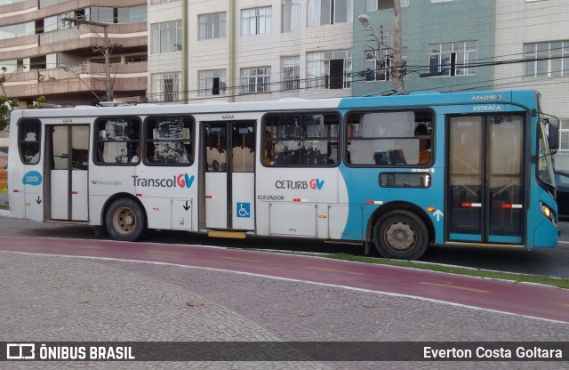 Viação Praia Sol 12203 na cidade de Vila Velha, Espírito Santo, Brasil, por Everton Costa Goltara. ID da foto: 7425900.