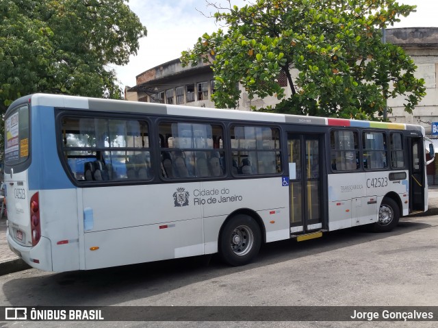 Viação Acari C42523 na cidade de Rio de Janeiro, Rio de Janeiro, Brasil, por Jorge Gonçalves. ID da foto: 7425472.