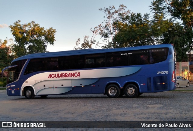 Viação Águia Branca 24070 na cidade de Itapetinga, Bahia, Brasil, por Vicente de Paulo Alves. Número da foto: #7424692.