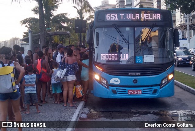 Viação Praia Sol 12173 na cidade de Vila Velha, Espírito Santo, Brasil, por Everton Costa Goltara. Número da foto: #7425912.
