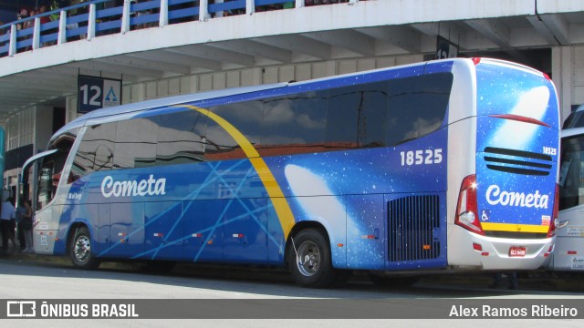 Viação Cometa 18525 na cidade de Aparecida, São Paulo, Brasil, por Alex Ramos Ribeiro. ID da foto: 7425809.