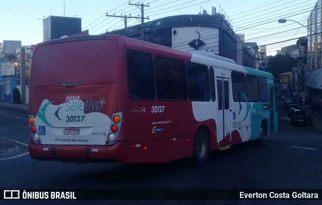 Santa Zita Transportes Coletivos 30127 na cidade de Cariacica, Espírito Santo, Brasil, por Everton Costa Goltara. ID da foto: 7424019.