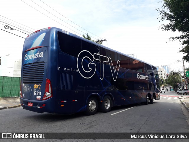 Viação Cometa 17311 na cidade de São Paulo, São Paulo, Brasil, por Marcus Vinicius Lara Silva. ID da foto: 7424669.