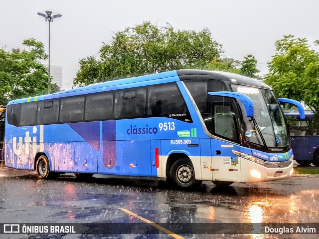 UTIL - União Transporte Interestadual de Luxo 9513 na cidade de Mogi das Cruzes, São Paulo, Brasil, por Douglas Alvim. ID da foto: 7426014.