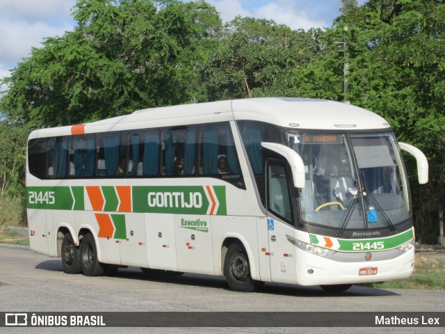 Empresa Gontijo de Transportes 21445 na cidade de Recife, Pernambuco, Brasil, por Matheus Lex. Número da foto: #7425869.
