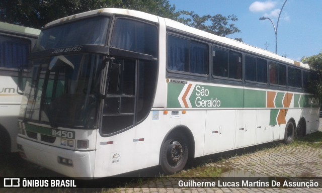 Cia. São Geraldo de Viação 11450 na cidade de Belo Horizonte, Minas Gerais, Brasil, por Guilherme Lucas Martins De Assunção. ID da foto: 7424579.