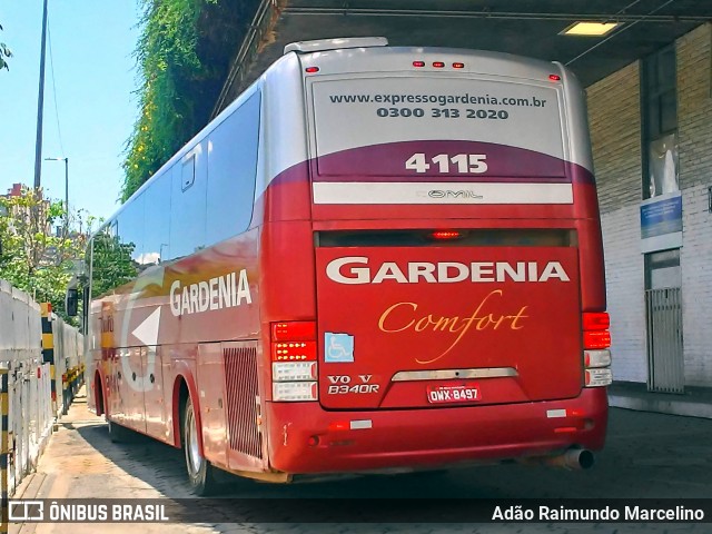 Expresso Gardenia 4115 na cidade de Belo Horizonte, Minas Gerais, Brasil, por Adão Raimundo Marcelino. Número da foto: #7426614.