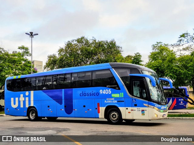 UTIL - União Transporte Interestadual de Luxo 9405 na cidade de Mogi das Cruzes, São Paulo, Brasil, por Douglas Alvim. ID da foto: 7426023.