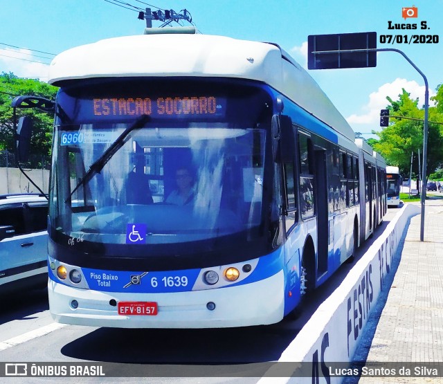 Viação Grajaú S.A. 6 1639 na cidade de São Paulo, São Paulo, Brasil, por Lucas Santos da Silva. ID da foto: 7429966.