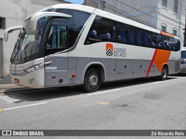 Viação Cidade do Aço RJ 174.012 na cidade de Petrópolis, Rio de Janeiro, Brasil, por Zé Ricardo Reis. ID da foto: 7429191.