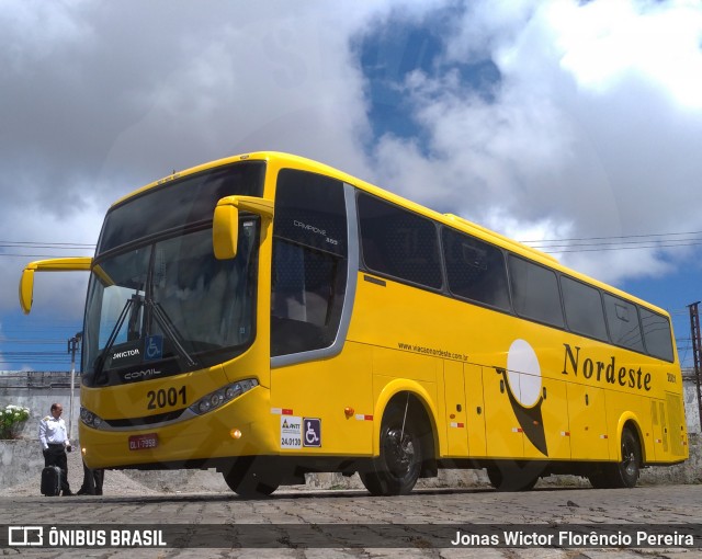 Viação Nordeste 2001 na cidade de Natal, Rio Grande do Norte, Brasil, por Jonas Wictor Florêncio Pereira. Número da foto: #7430172.