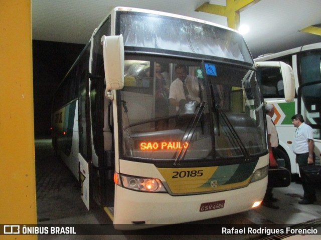 Empresa Gontijo de Transportes 20185 na cidade de Messias, Alagoas, Brasil, por Rafael Rodrigues Forencio. ID da foto: 7427501.