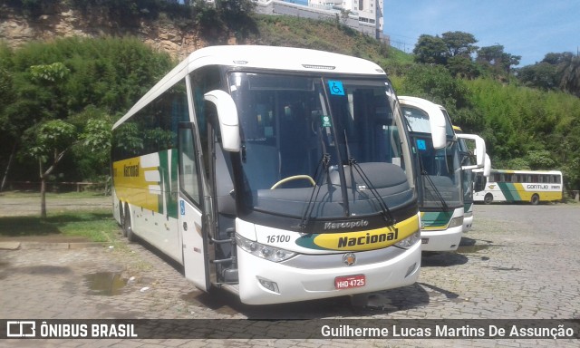 Viação Nacional 16100 na cidade de Belo Horizonte, Minas Gerais, Brasil, por Guilherme Lucas Martins De Assunção. Número da foto: #7428730.