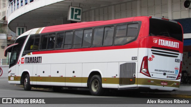 Expresso Itamarati 6393 na cidade de Aparecida, São Paulo, Brasil, por Alex Ramos Ribeiro. ID da foto: 7429345.