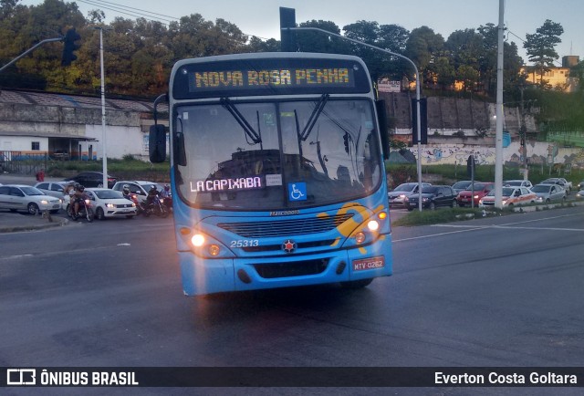 Viação Satélite 25313 na cidade de Cariacica, Espírito Santo, Brasil, por Everton Costa Goltara. ID da foto: 7428262.