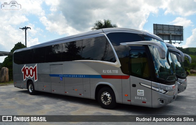 Auto Viação 1001 RJ 108.1118 na cidade de Santa Isabel, São Paulo, Brasil, por Rudnei Aparecido da Silva. ID da foto: 7430821.