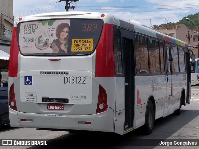 Transportes Barra D13122 na cidade de Rio de Janeiro, Rio de Janeiro, Brasil, por Jorge Gonçalves. ID da foto: 7427885.