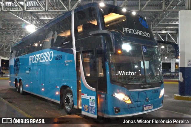 Auto Viação Progresso 6259 na cidade de Recife, Pernambuco, Brasil, por Jonas Wictor Florêncio Pereira. Número da foto: #7429480.