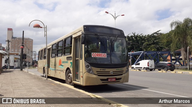 Viação Verdes Mares 61002 na cidade de Joinville, Santa Catarina, Brasil, por Arthur Marcos. Número da foto: #7427565.