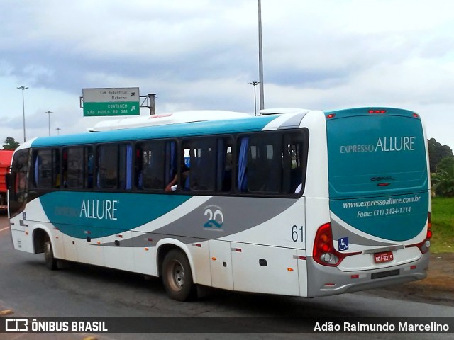 Expresso Allure 61 na cidade de Belo Horizonte, Minas Gerais, Brasil, por Adão Raimundo Marcelino. ID da foto: 7430380.