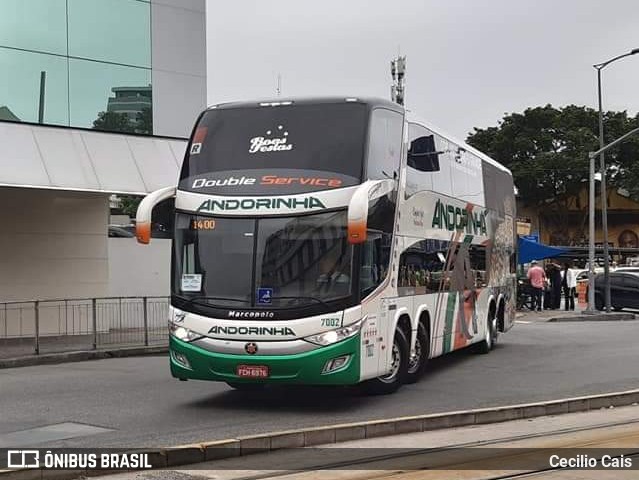 Empresa de Transportes Andorinha 7002 na cidade de Rio de Janeiro, Rio de Janeiro, Brasil, por Cecilio Cais. Número da foto: #7429123.
