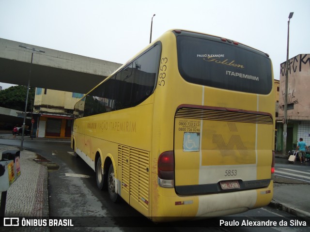 Viação Itapemirim 5853 na cidade de Belo Horizonte, Minas Gerais, Brasil, por Paulo Alexandre da Silva. Número da foto: #7429976.