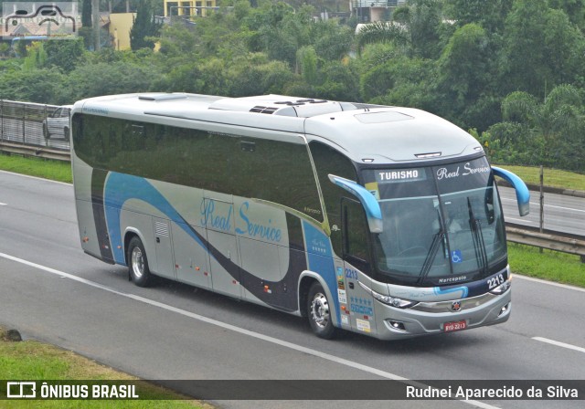 Real Service Turismo 2213 na cidade de Santa Isabel, São Paulo, Brasil, por Rudnei Aparecido da Silva. ID da foto: 7428419.