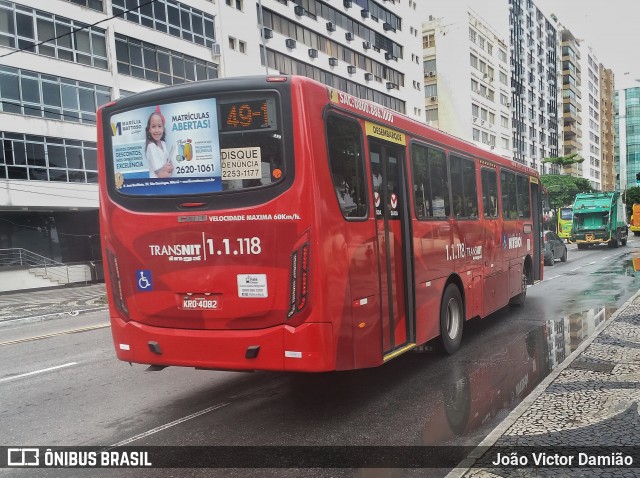 Auto Lotação Ingá 1.1.118 na cidade de Rio de Janeiro, Rio de Janeiro, Brasil, por João Victor Damião. Número da foto: #7427643.