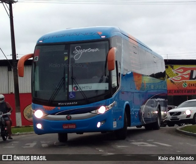 Litorânea Transportes Coletivos 5983 na cidade de Ubatuba, São Paulo, Brasil, por Kaio de Macedo. ID da foto: 7427403.