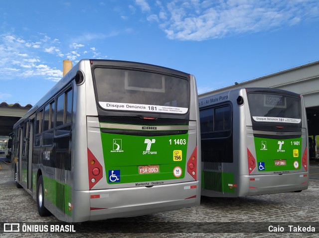 Viação Santa Brígida 1 1403 na cidade de São Paulo, São Paulo, Brasil, por Caio  Takeda. Número da foto: #7428157.