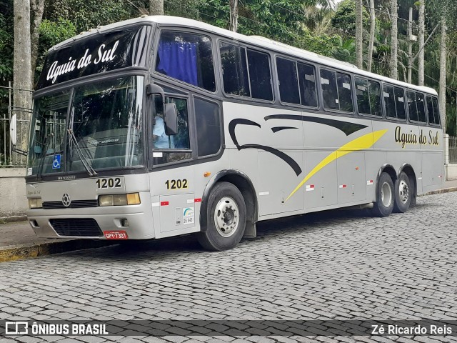 Águia do Sul Turismo 1202 na cidade de Petrópolis, Rio de Janeiro, Brasil, por Zé Ricardo Reis. ID da foto: 7429119.