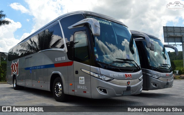 Auto Viação 1001 RJ 108.1118 na cidade de Santa Isabel, São Paulo, Brasil, por Rudnei Aparecido da Silva. Número da foto: #7430799.