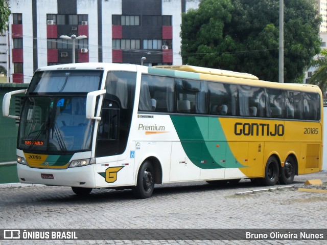 Empresa Gontijo de Transportes 20185 na cidade de Fortaleza, Ceará, Brasil, por Bruno Oliveira Nunes. ID da foto: 7428493.