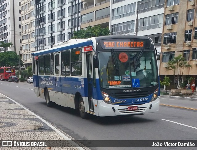 Expresso Garcia RJ 135.041 na cidade de Rio de Janeiro, Rio de Janeiro, Brasil, por João Victor Damião. Número da foto: #7427636.