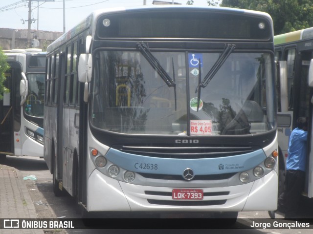 Viação Acari C42638 na cidade de Rio de Janeiro, Rio de Janeiro, Brasil, por Jorge Gonçalves. ID da foto: 7430676.