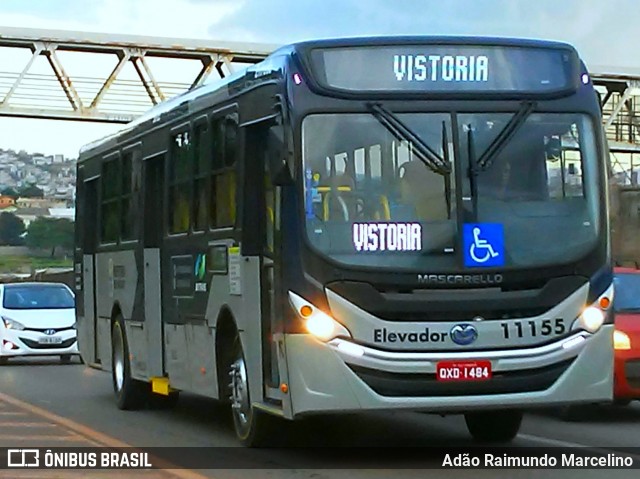 Milênio Transportes 11155 na cidade de Belo Horizonte, Minas Gerais, Brasil, por Adão Raimundo Marcelino. Número da foto: #7430509.