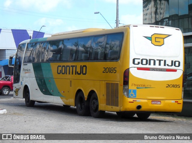 Empresa Gontijo de Transportes 20185 na cidade de Fortaleza, Ceará, Brasil, por Bruno Oliveira Nunes. ID da foto: 7428481.