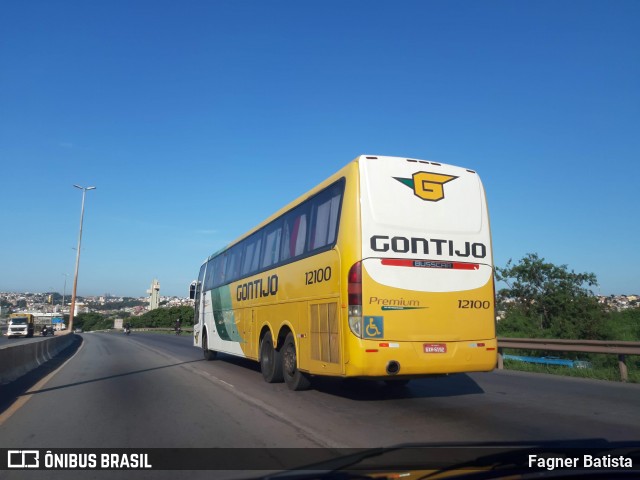 Empresa Gontijo de Transportes 12100 na cidade de Belo Horizonte, Minas Gerais, Brasil, por Fagner Batista. ID da foto: 7431649.