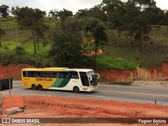Empresa Gontijo de Transportes 12480 na cidade de Caeté, Minas Gerais, Brasil, por Fagner Batista. Número da foto: #7431665.