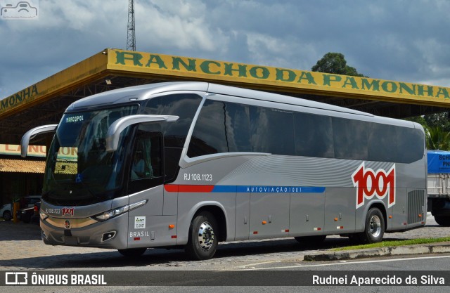 Auto Viação 1001 RJ 108.1123 na cidade de Santa Isabel, São Paulo, Brasil, por Rudnei Aparecido da Silva. ID da foto: 7432450.