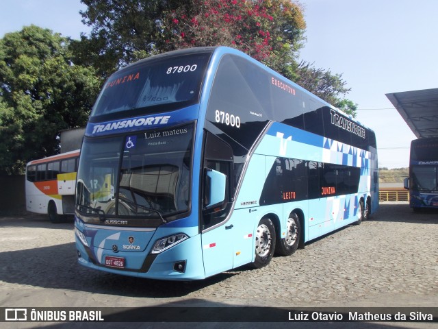 Transnorte - Transporte e Turismo Norte de Minas 87800 na cidade de Belo Horizonte, Minas Gerais, Brasil, por Luiz Otavio Matheus da Silva. ID da foto: 7432966.