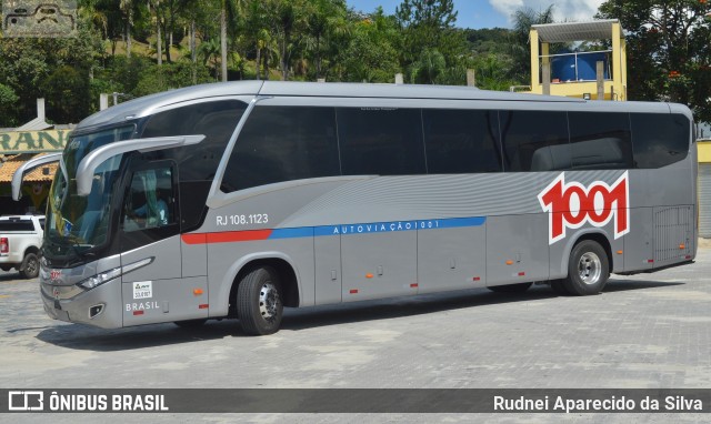 Auto Viação 1001 RJ 108.1123 na cidade de Santa Isabel, São Paulo, Brasil, por Rudnei Aparecido da Silva. ID da foto: 7432878.