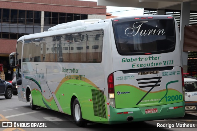 Turin Transportes 12000 na cidade de Santa Bárbara, Minas Gerais, Brasil, por Rodrigo Matheus. ID da foto: 7432810.