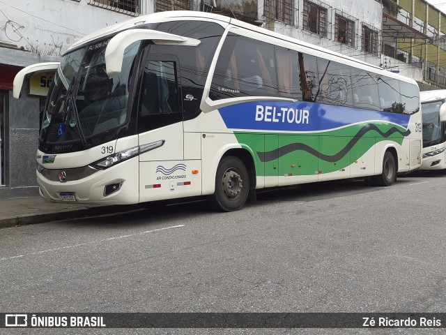 Bel-Tour Transportes e Turismo 319 na cidade de Petrópolis, Rio de Janeiro, Brasil, por Zé Ricardo Reis. ID da foto: 7433068.