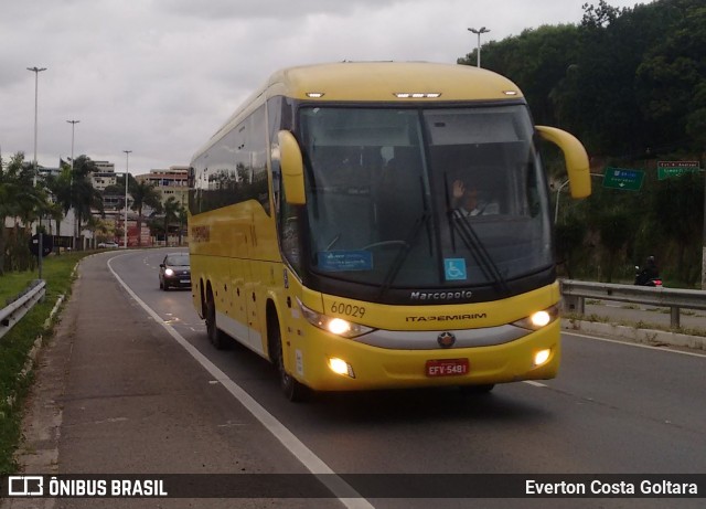 Viação Itapemirim 60029 na cidade de Cariacica, Espírito Santo, Brasil, por Everton Costa Goltara. Número da foto: #7431512.
