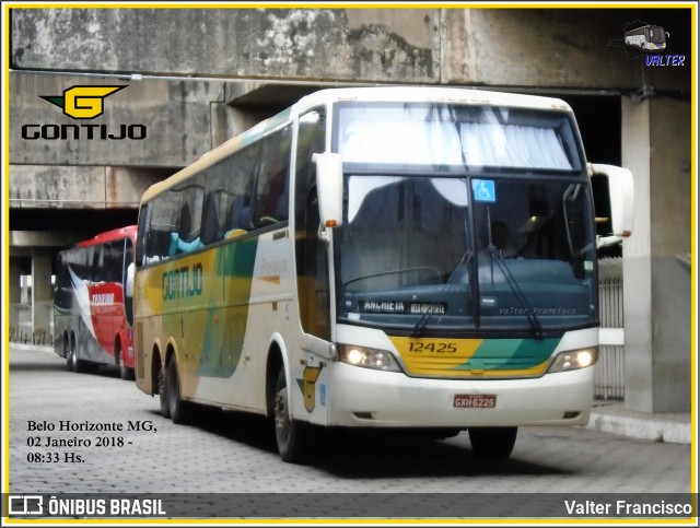 Empresa Gontijo de Transportes 12425 na cidade de Belo Horizonte, Minas Gerais, Brasil, por Valter Francisco. Número da foto: #7431531.