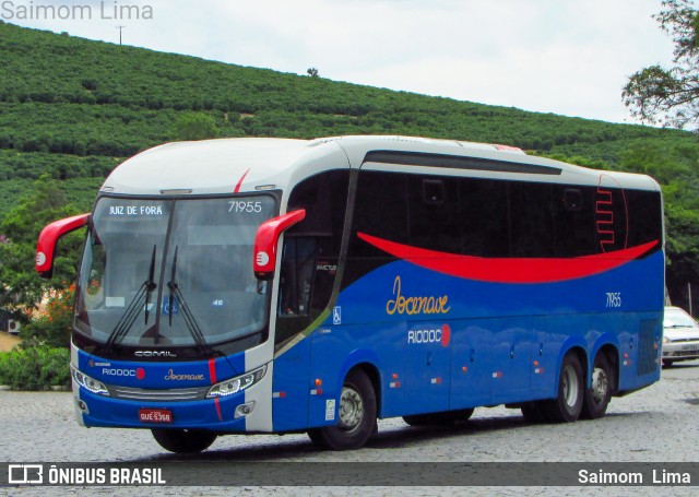 Viação Riodoce 71955 na cidade de Manhuaçu, Minas Gerais, Brasil, por Saimom  Lima. ID da foto: 7433261.