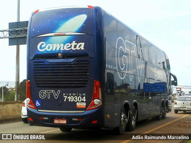 Viação Cometa 719304 na cidade de Belo Horizonte, Minas Gerais, Brasil, por Adão Raimundo Marcelino. ID da foto: 7433607.