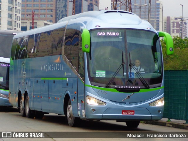 Viação Garcia 7139 na cidade de São Paulo, São Paulo, Brasil, por Moaccir  Francisco Barboza. ID da foto: 7432163.